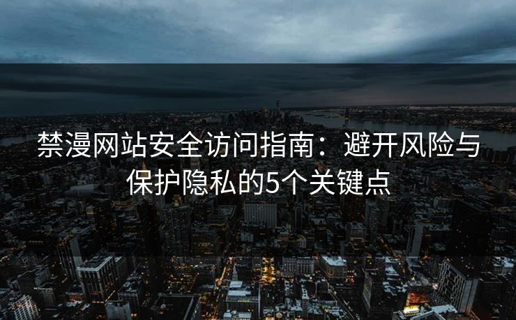 禁漫网站安全访问指南:避开风险与保护隐私的5个关键点 禁漫网站安全访问指南:避开风险与保护隐私的5个关键点